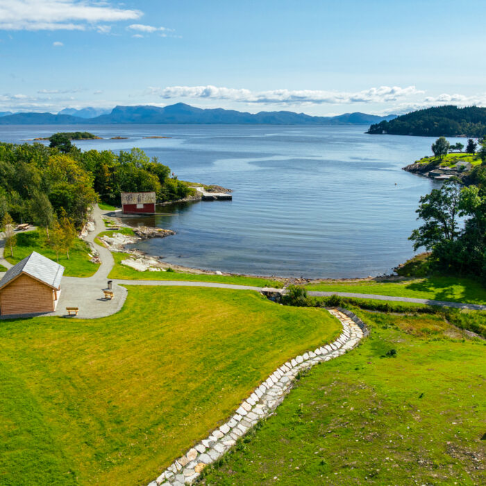 Bilde av opprustet friluftsområde i Tellevika