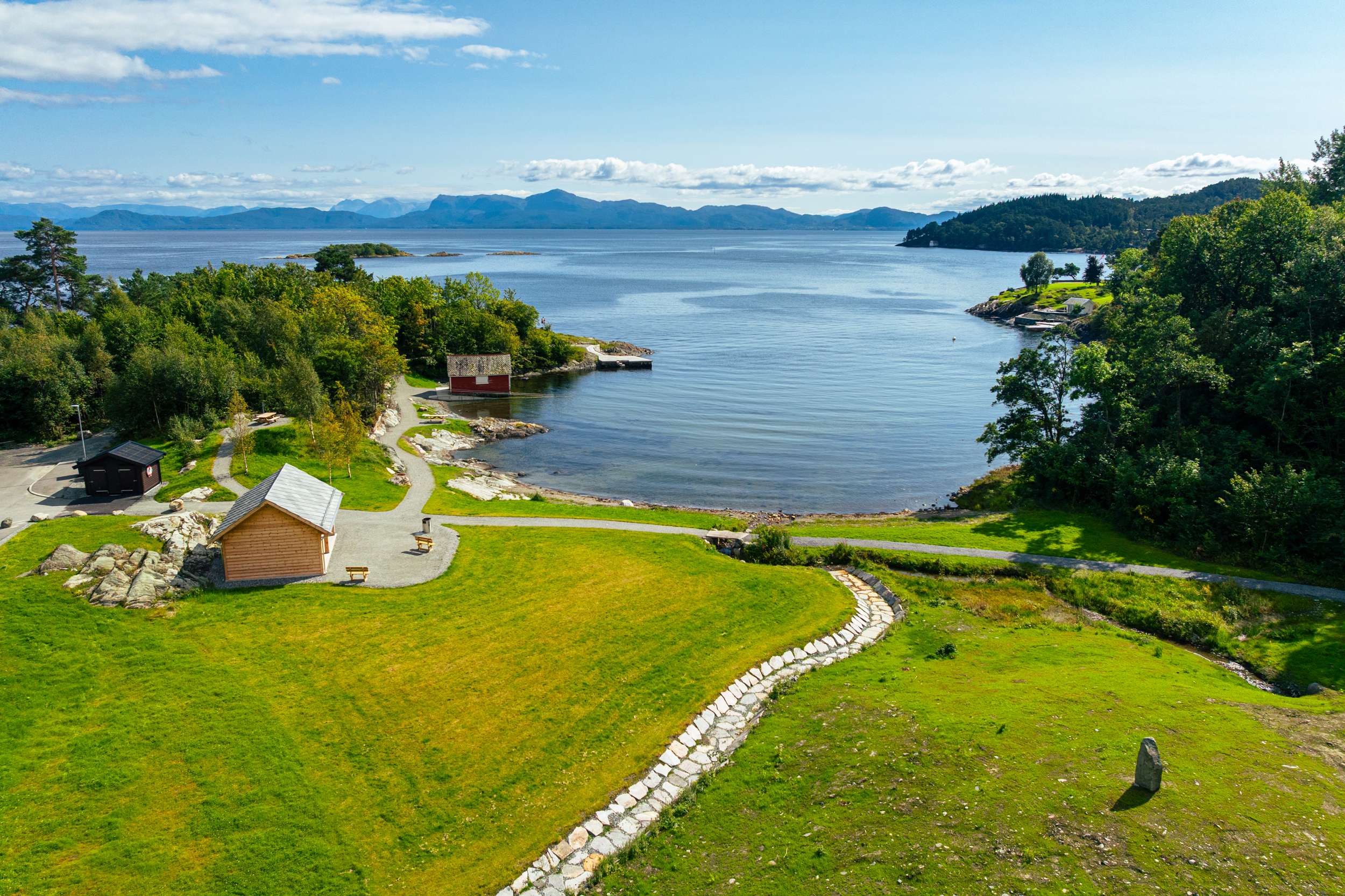 Bilde av opprustet friluftsområde i Tellevika